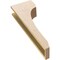 Ekena Millwork 5"W x 10"D x 30"H Thin Legacy Rough Cedar Woodgrain TimberThane Corbel, Primed Tan CORUR05X10X30LGYRCPR - alternate 2